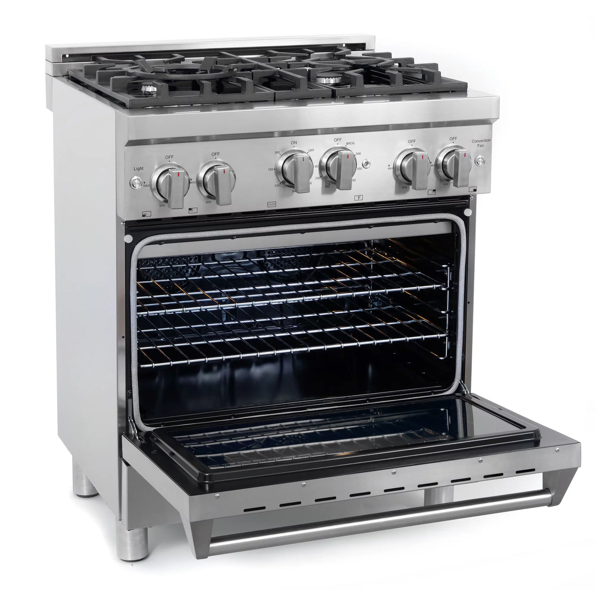 2 Piece Gas Range and Range Hood Kitchen Appliance Bundle B12316