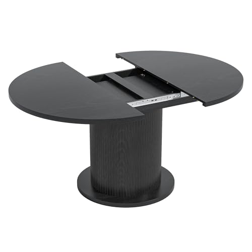 Round Dining Table for 2 with Wood Strip Base E646353