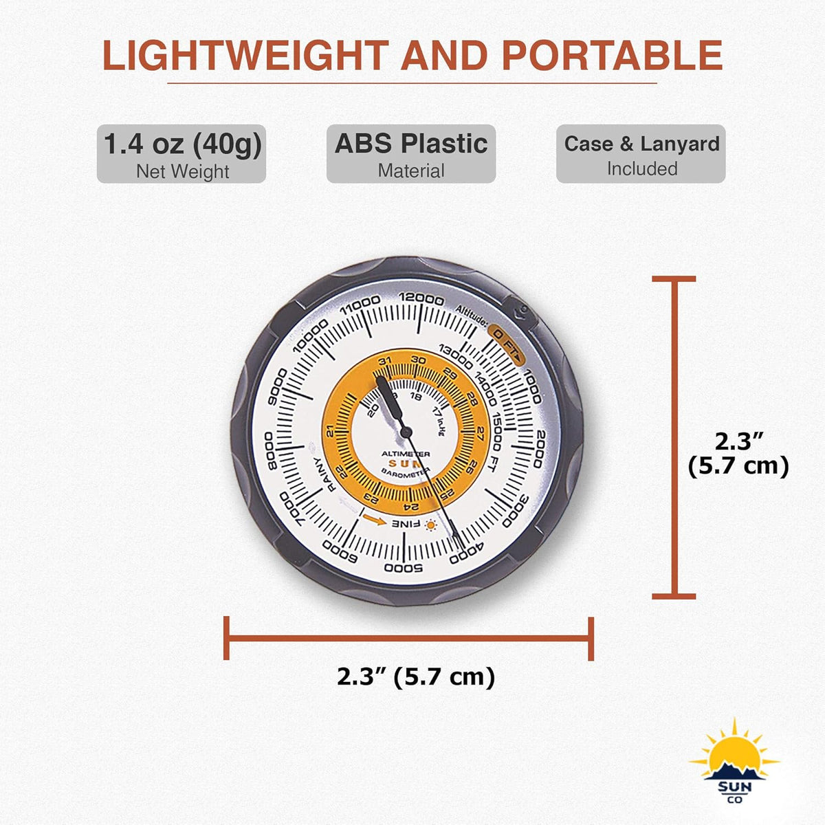 Battery-Free Altimeter and Barometer N54245