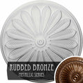 Hand-Painted Rubbed Bronze Ceiling Medallion W522