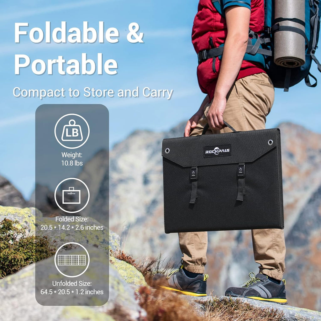 300W Portable Power Station with 100W Solar Panel H3133