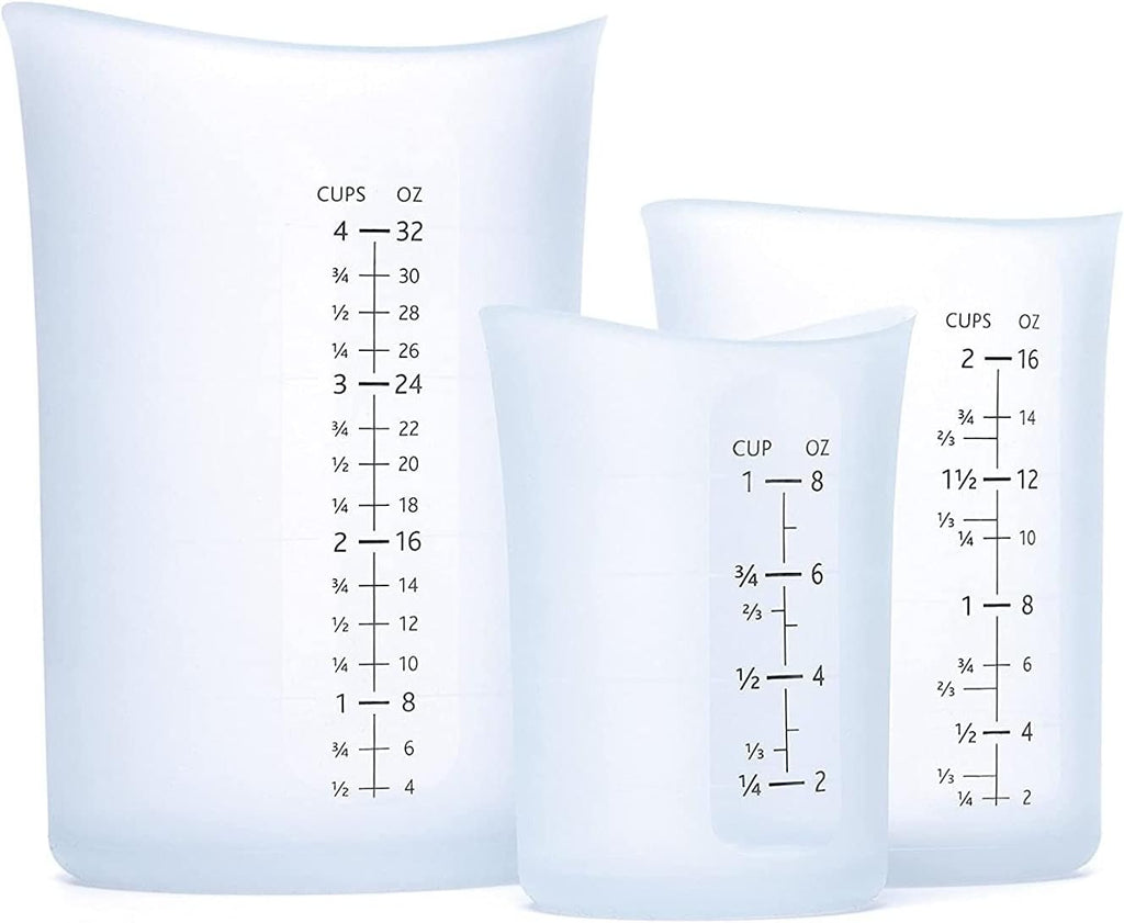 Red 5.5-Quart Stand Mixer with Measuring Cup Set of 3 N578