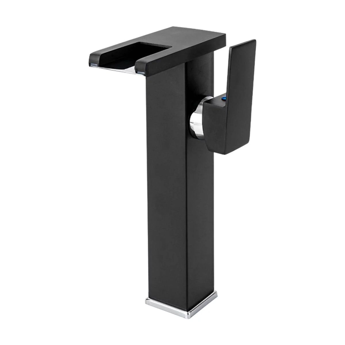 Waterfall Single-Handle Vessel Sink Faucet with LED Light O7598
