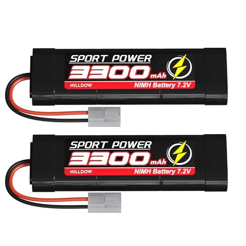 7.2V 3300mAh NiMH RC Battery 2 Packs S3856