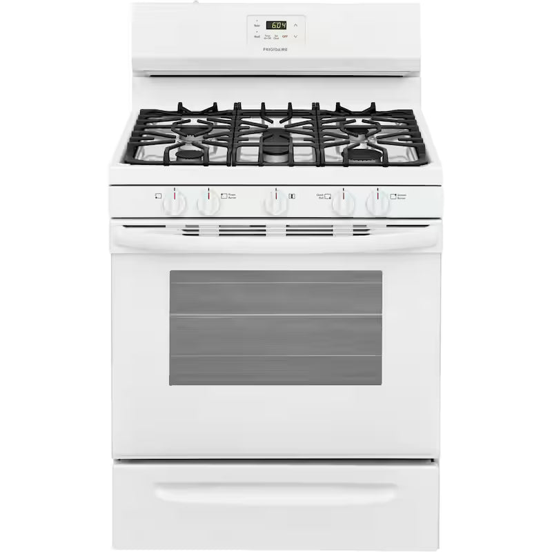 5-Burner Gas Range White F93061