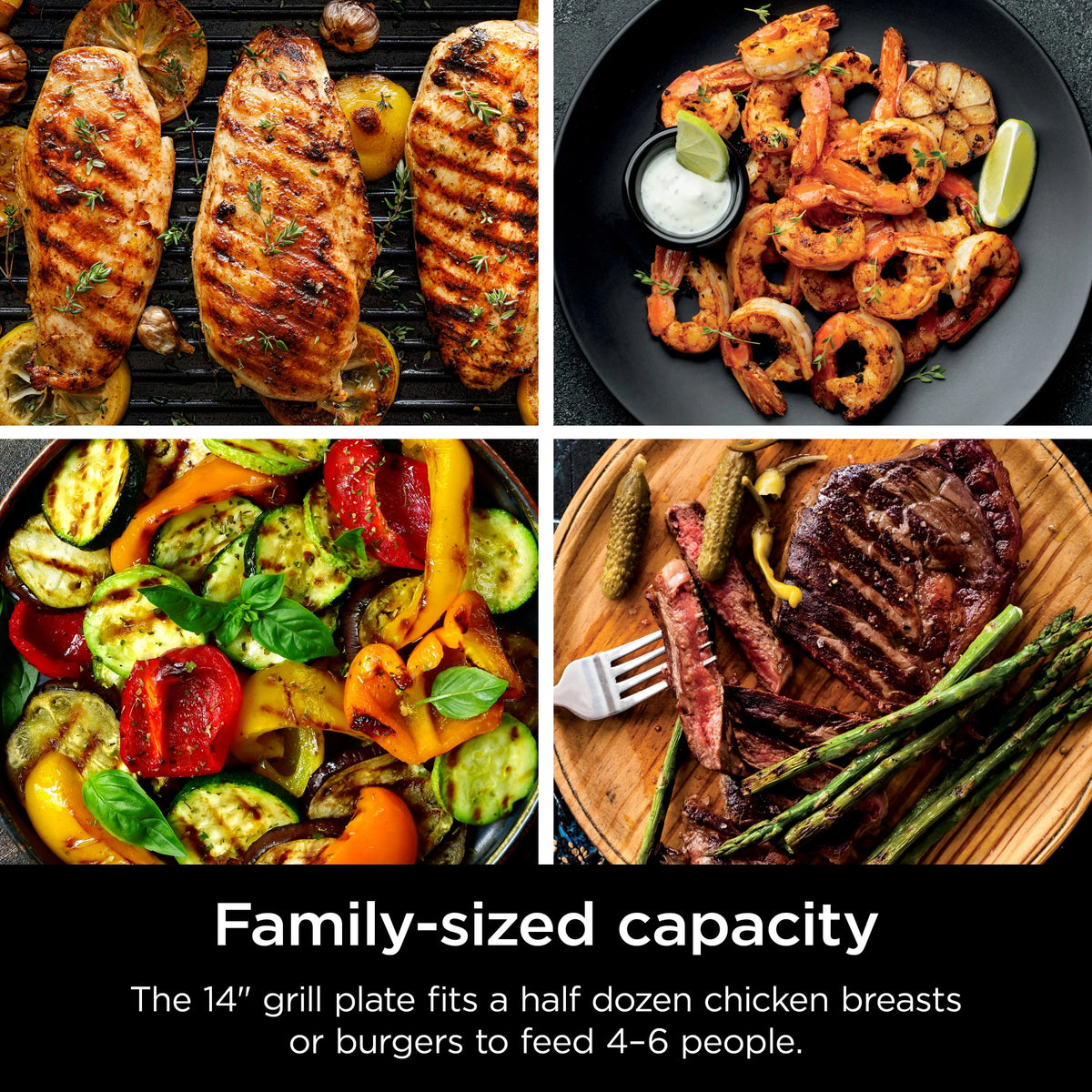 Smokeless Indoor Grill with Nonstick Grill Plate C27321