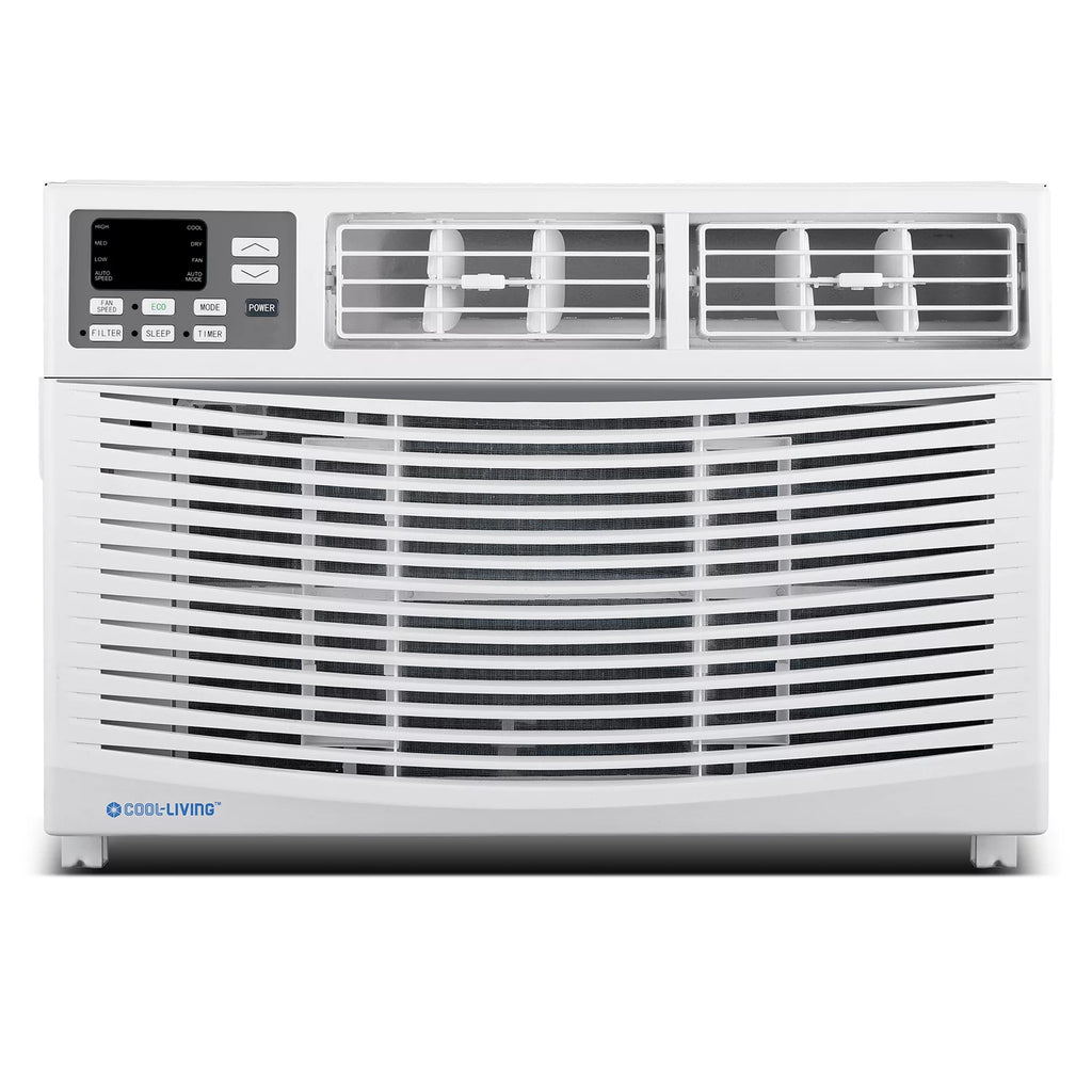 10,000-BTU 115-Volt White Window Air Conditioner with LCD Display and Remote C4074