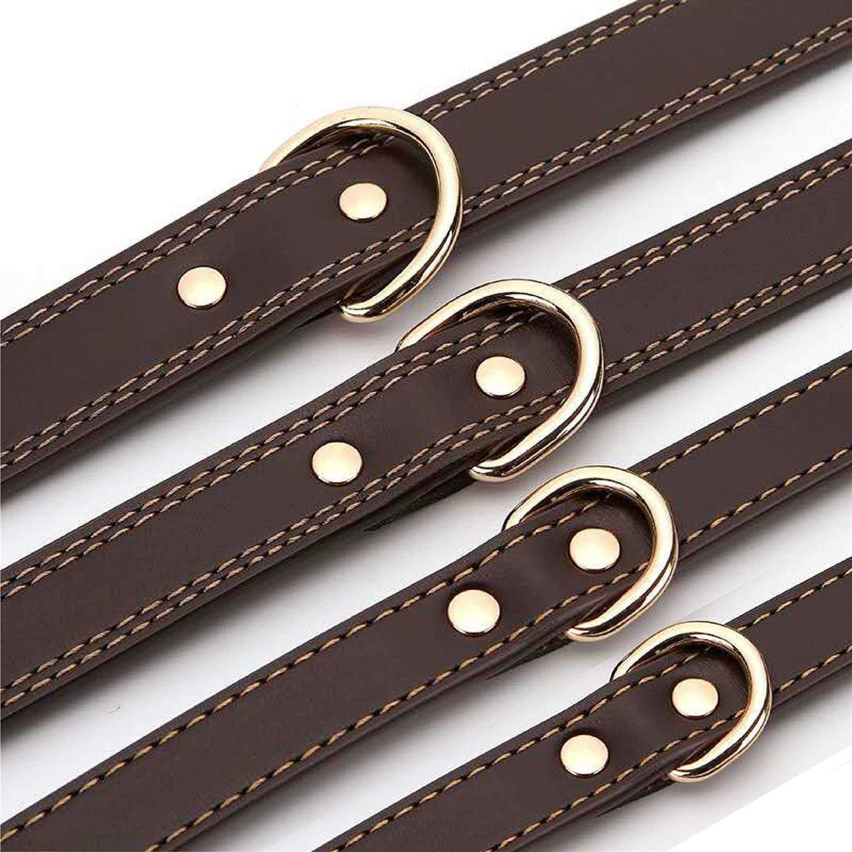 Personalized Engraved Soft Leather Dog Collar J928