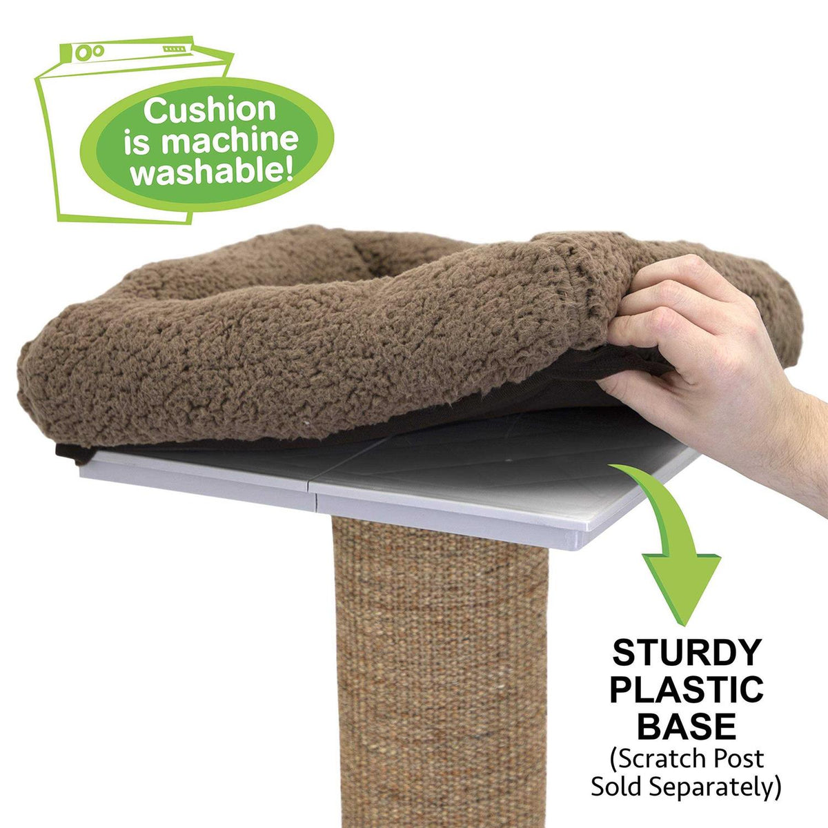 Sisal Post Cat Scratchers and Cushion S490