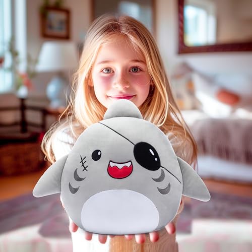 Large Shark Plush Pillow Stuffed Animal Toy 14" M2186