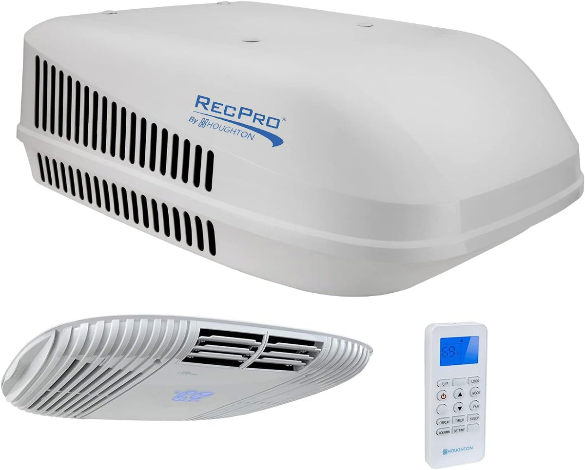 15K White RV Air Conditioner with Heat Pump P8812