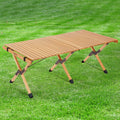 4ft Foldable Wooden Picnic Table with Carry Bag S8950