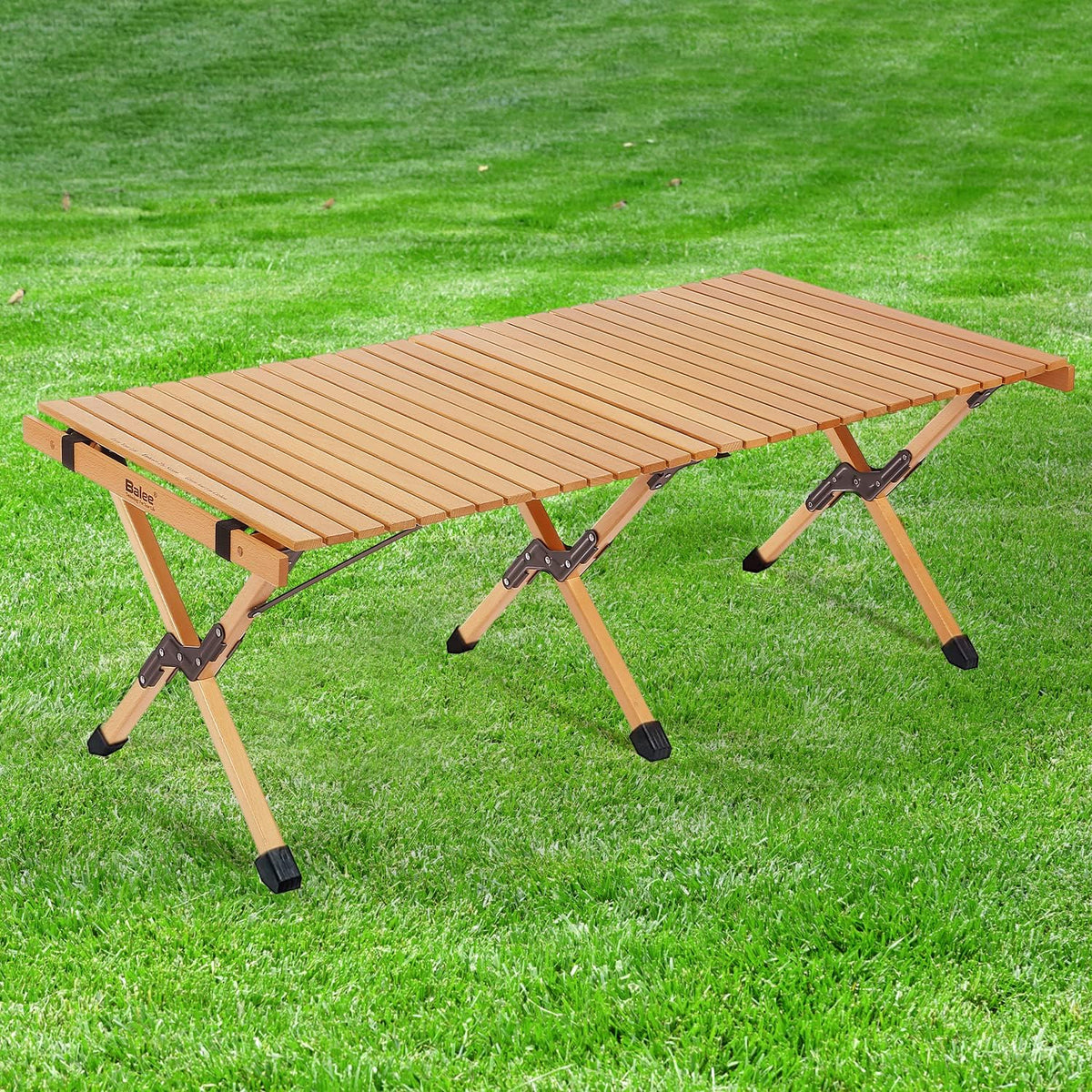 4ft Foldable Wooden Picnic Table with Carry Bag S8950