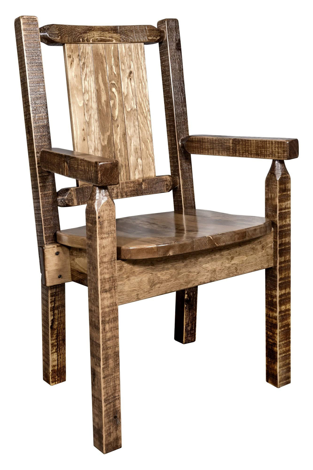 Captain's Chair with Laser Engraved Elk Design X573984