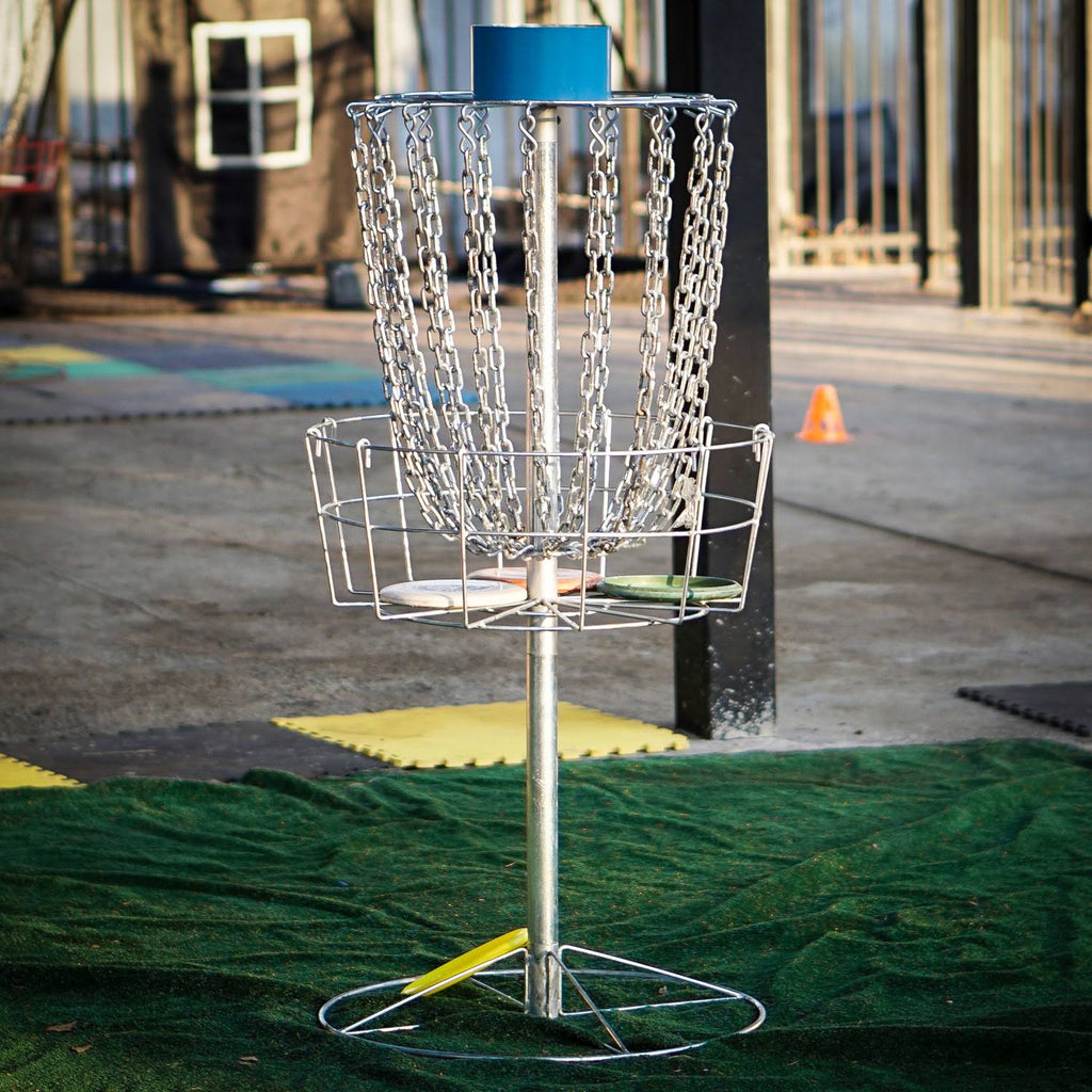 Portable Steel Disc Golf Basket B4316