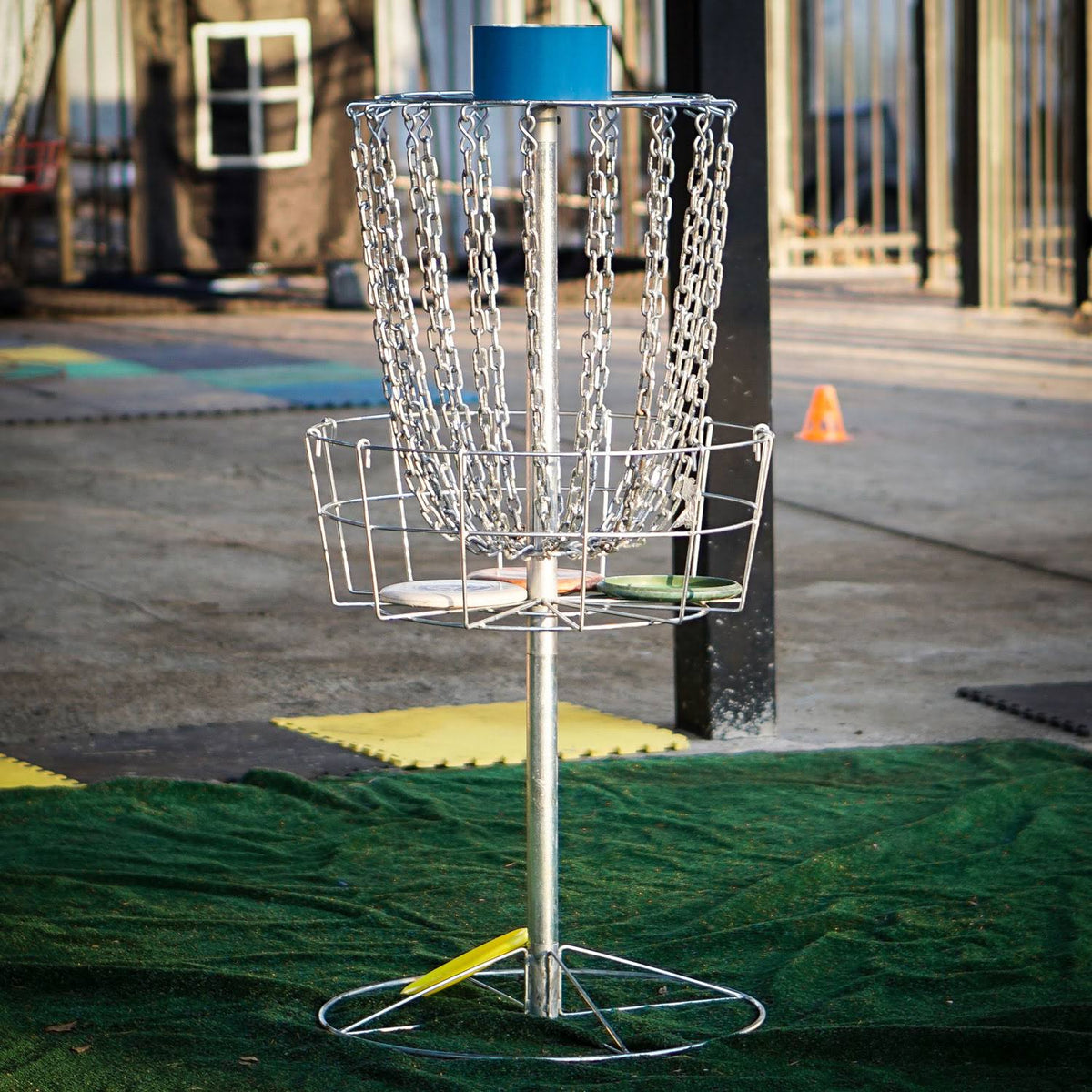 Portable Steel Disc Golf Basket B4316