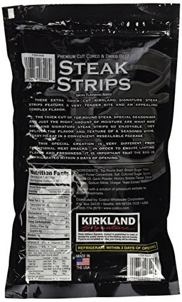 Steak Strips Jerky 12 Oz 2PAK Y88975