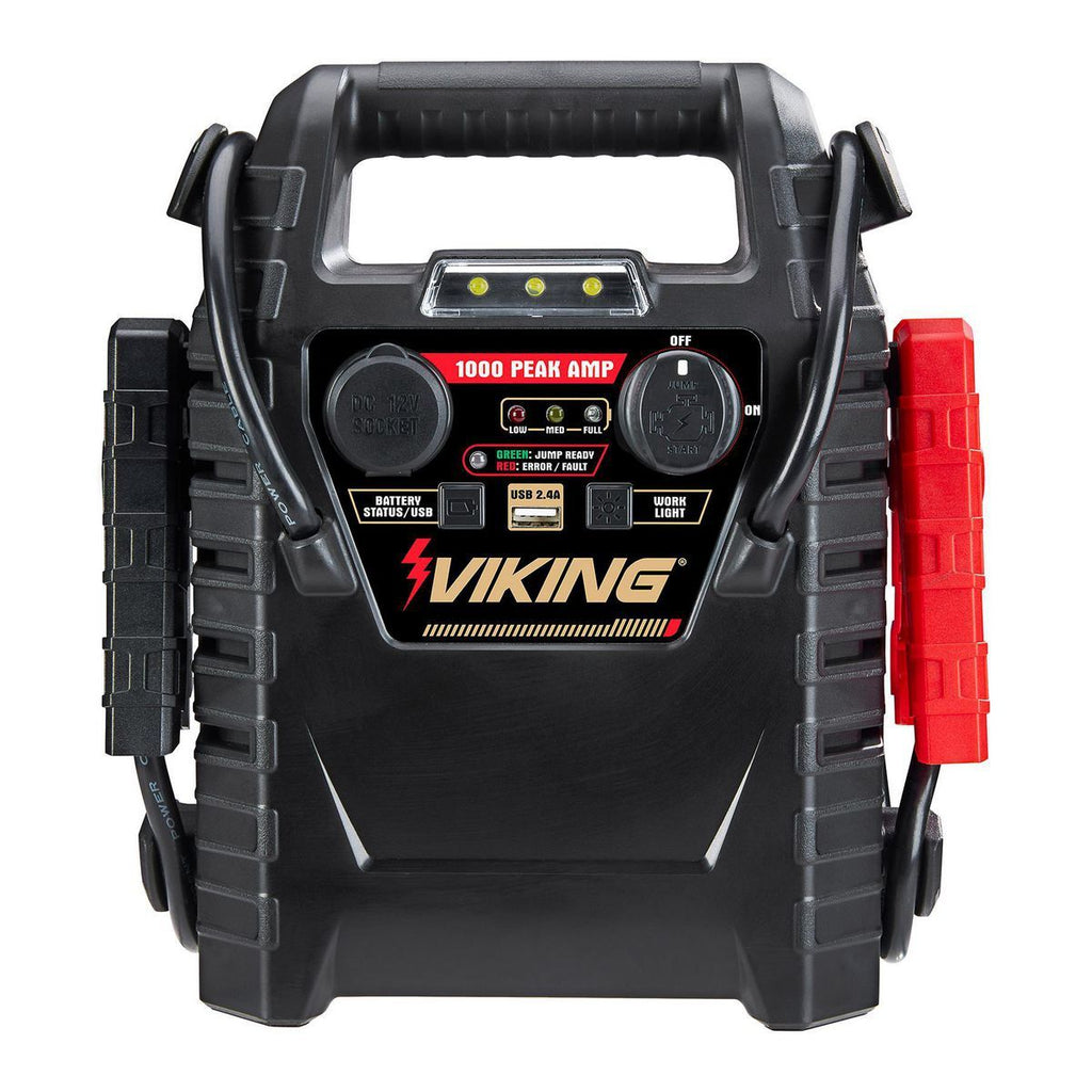 1000 Peak Amp Jump Starter and Power Pack with 150 PSI Air Compressor L552