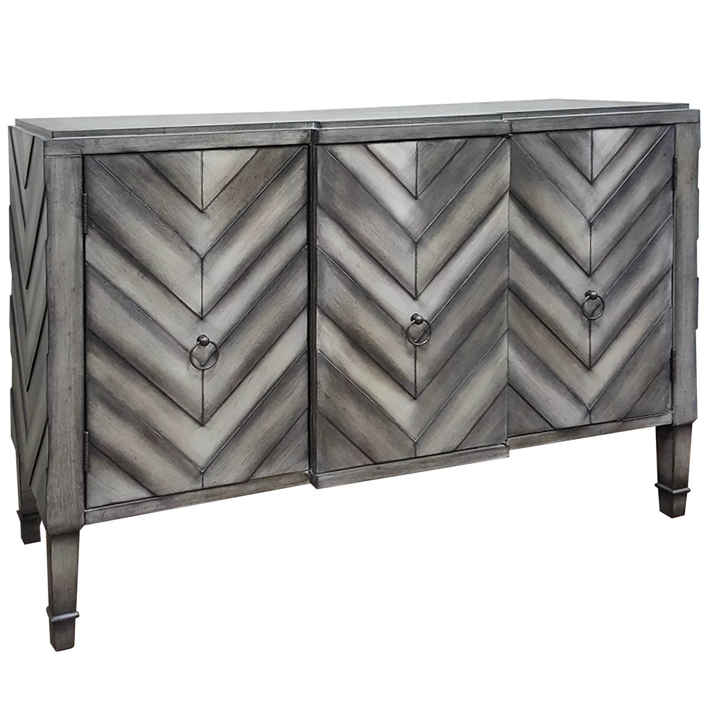 Reclaimed Wood 3-Door Console U14667