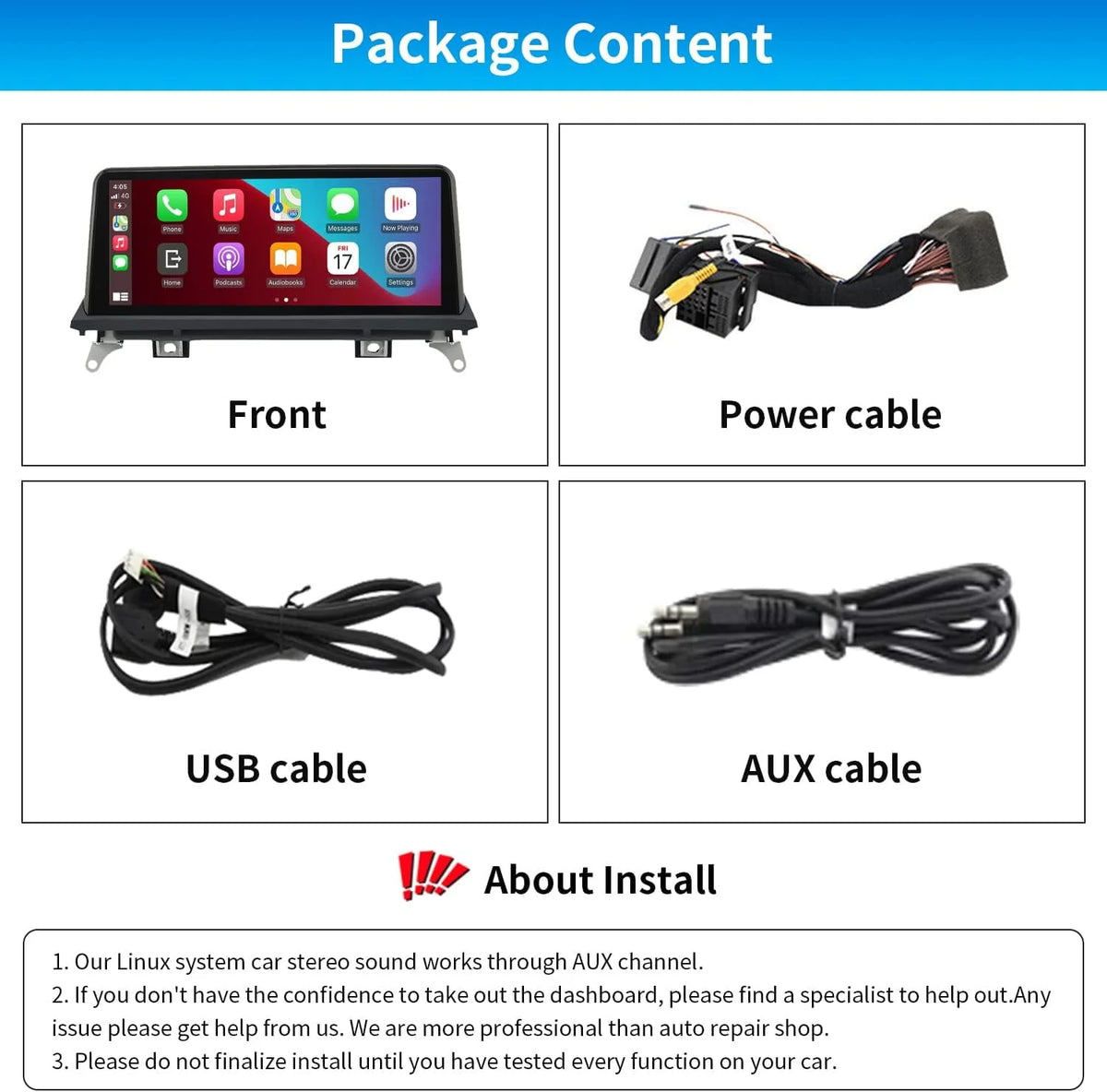 10.25 inch Touch Screen Car Stereo with Apple Carplay Android Auto Z872
