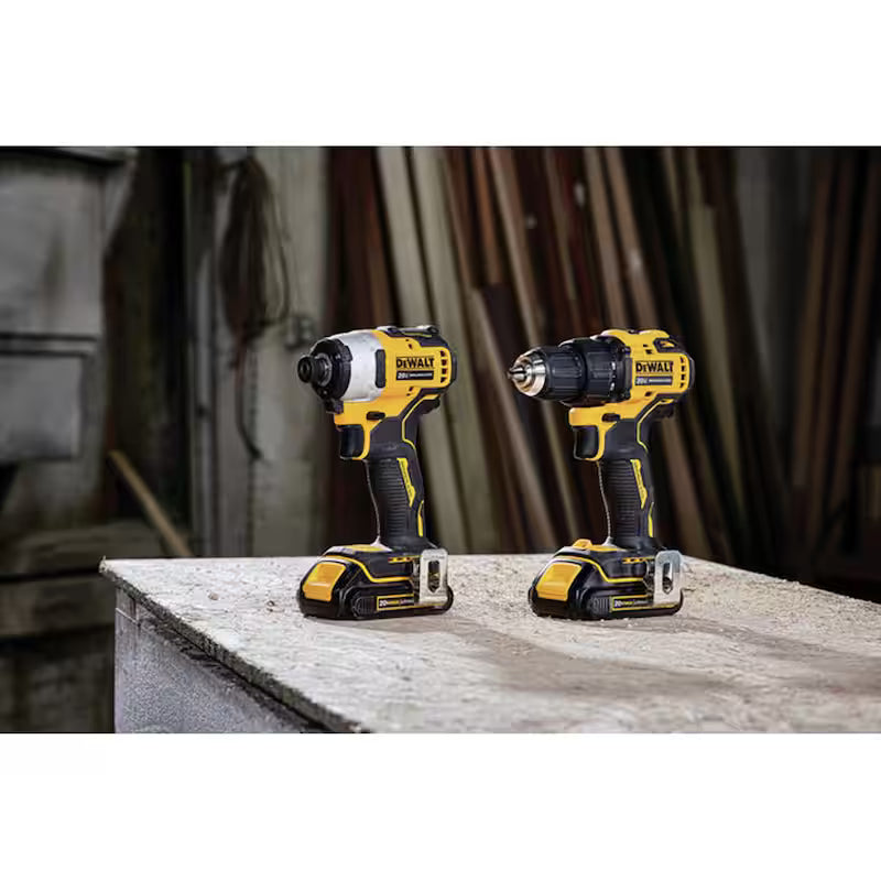 Cordless Brushless Compact Drill Impact 2 Tool Combo Kit V10585