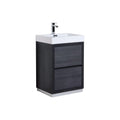 30 in. Free Standing Gray Oak Bathroom Vanity L78545