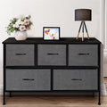 5 Drawer Fabric Dresser Storage Organizer L273169