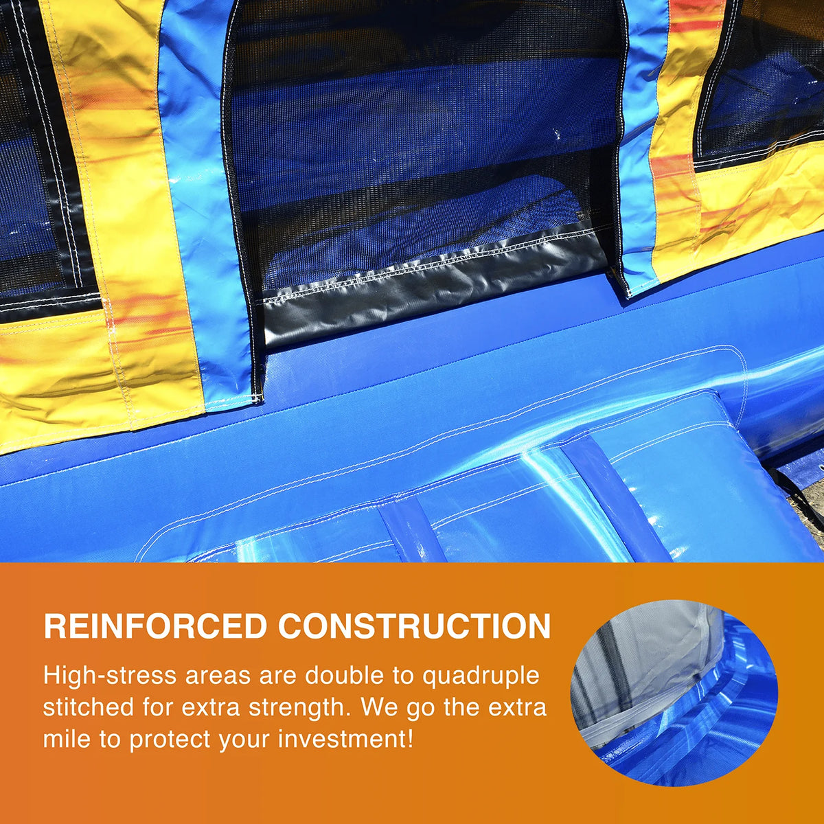 Commercial Grade Bounce House with Blower 13x13 E1517