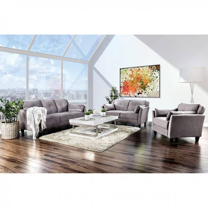 Gray Loveseat Z582