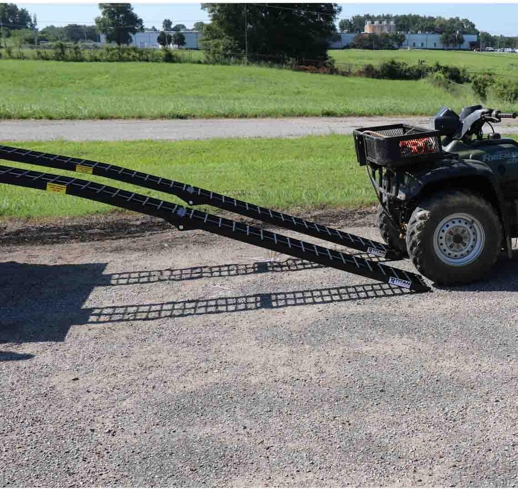 Folding Arch Ramps 10' Pair 1,600 lb. Capacity B877