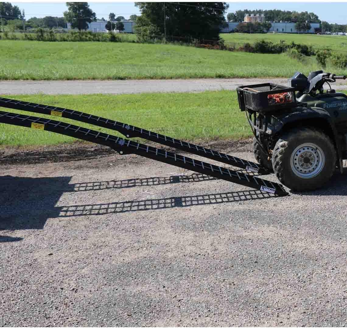 Folding Arch Ramps 10' Pair 1,600 lb. Capacity B877