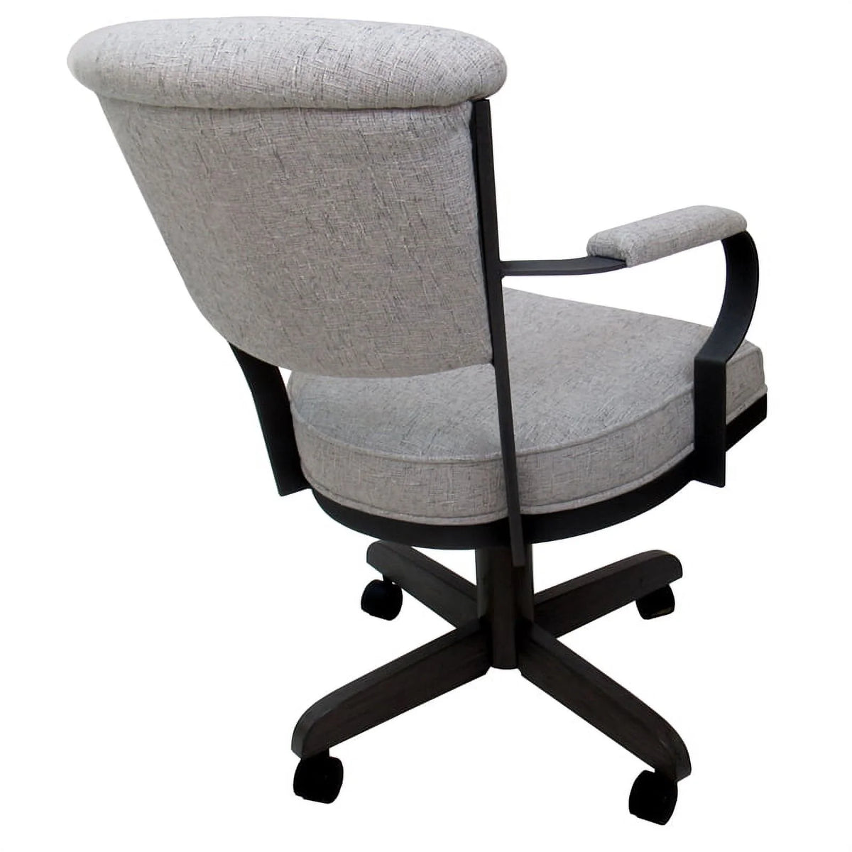 Black Swivel Metal Caster Chair U69602