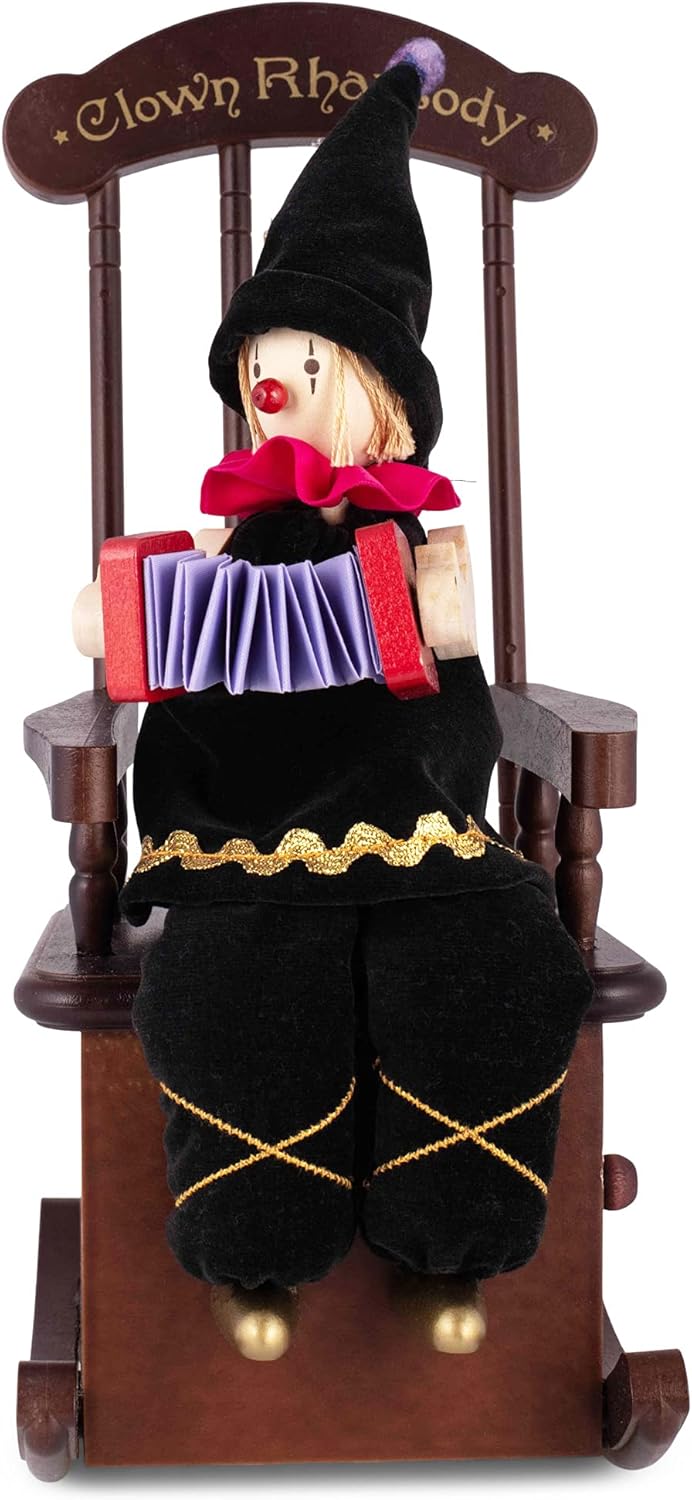 Brown Rocking Chair Wood Musical Figurine G34189
