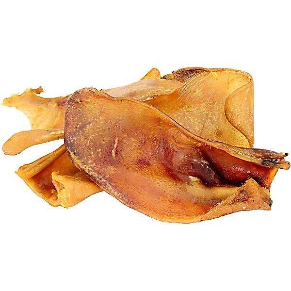 Large Whole Pig Ears Dog Chew Treats P742