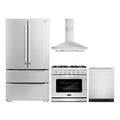 36 Gas Range, Wall Mount Range Hood, Refrigerator with Ice Maker and Dishwasher X619943