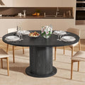 Round Dining Table for 2 with Wood Strip Base E646353