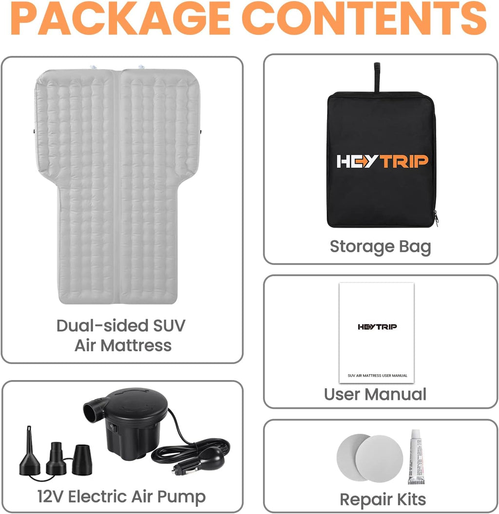 SUV Inflatable Air Mattress 4 Inch 2 Persons G77624