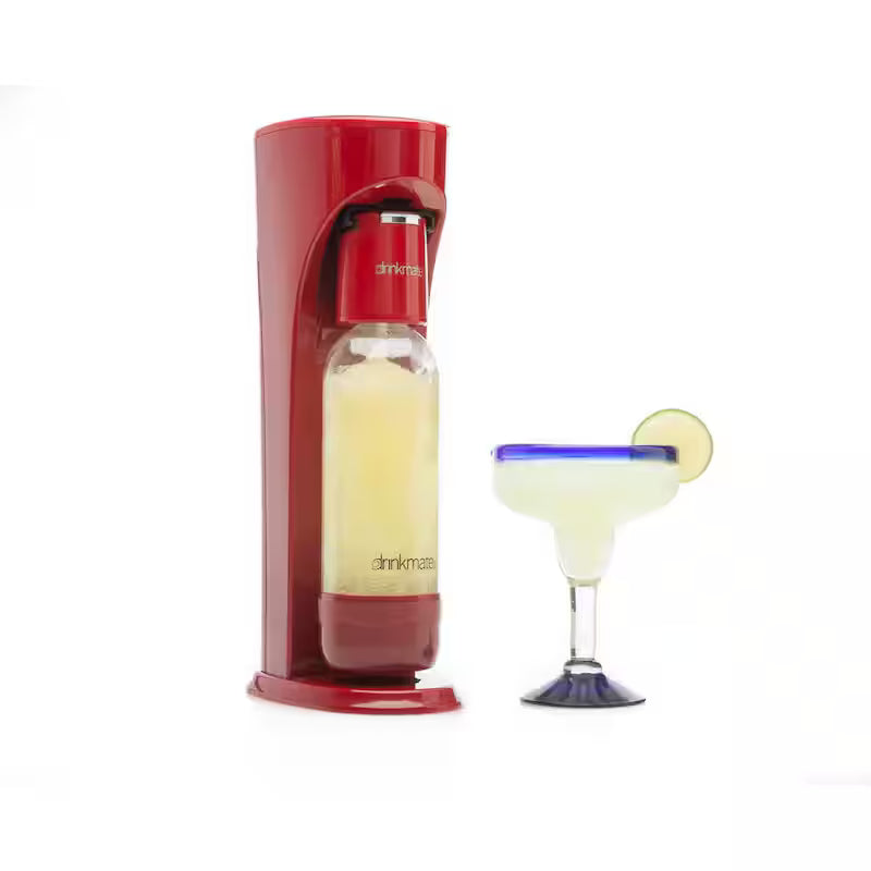 Sparkling Water Soda Maker Machine with 3 60L CO2 Cartridge, 1L and 0.5L Bottles S58411