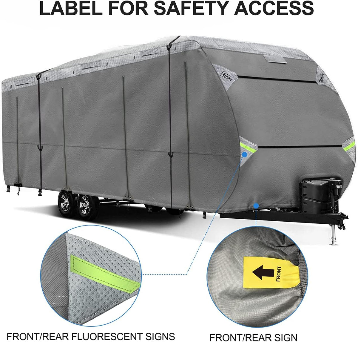 30-33 ft Non-Woven Fabric Waterproof RV Cover Y564725
