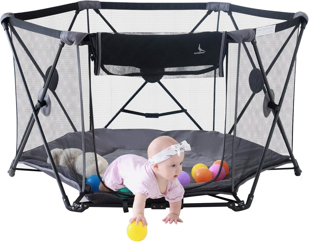 Portable Playard with Carrying Bag and Mattress Y964916