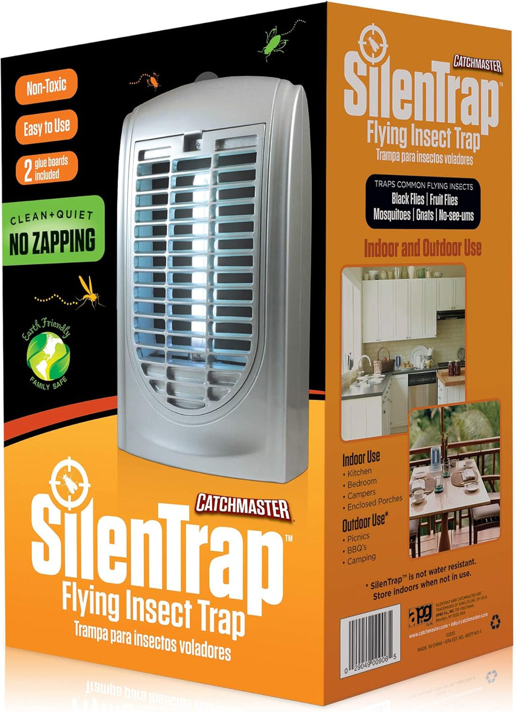 Silent Electric Flying Insect Light Fly Trap Pack of 2 C869