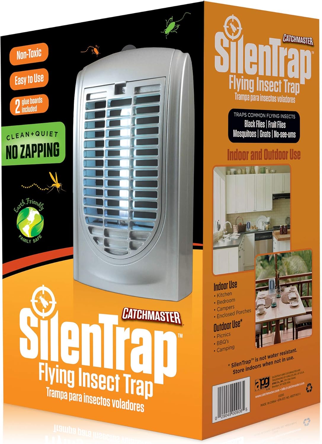 Silent Electric Flying Insect Light Fly Trap Pack of 2 C869