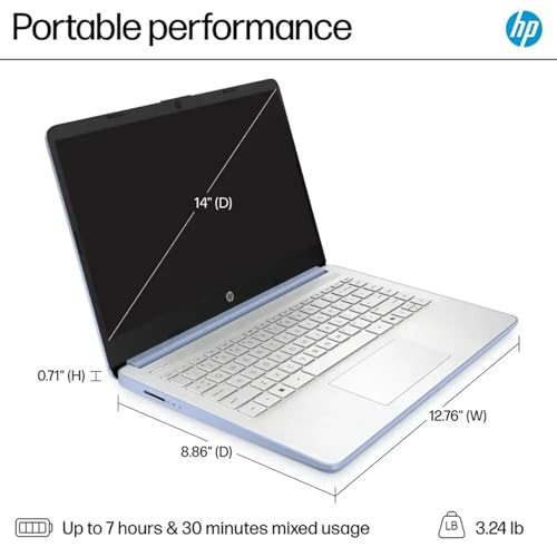 14 Ultrabook Intel N150 32GB RAM 1.6TB Storage Wi-Fi 6 Lavender S394