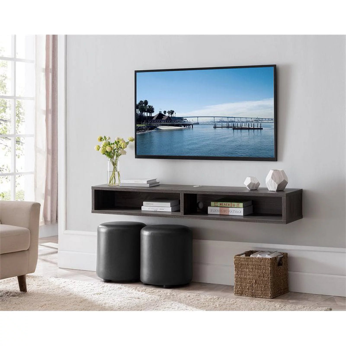 Wall Mounted 60" TV Stand D147