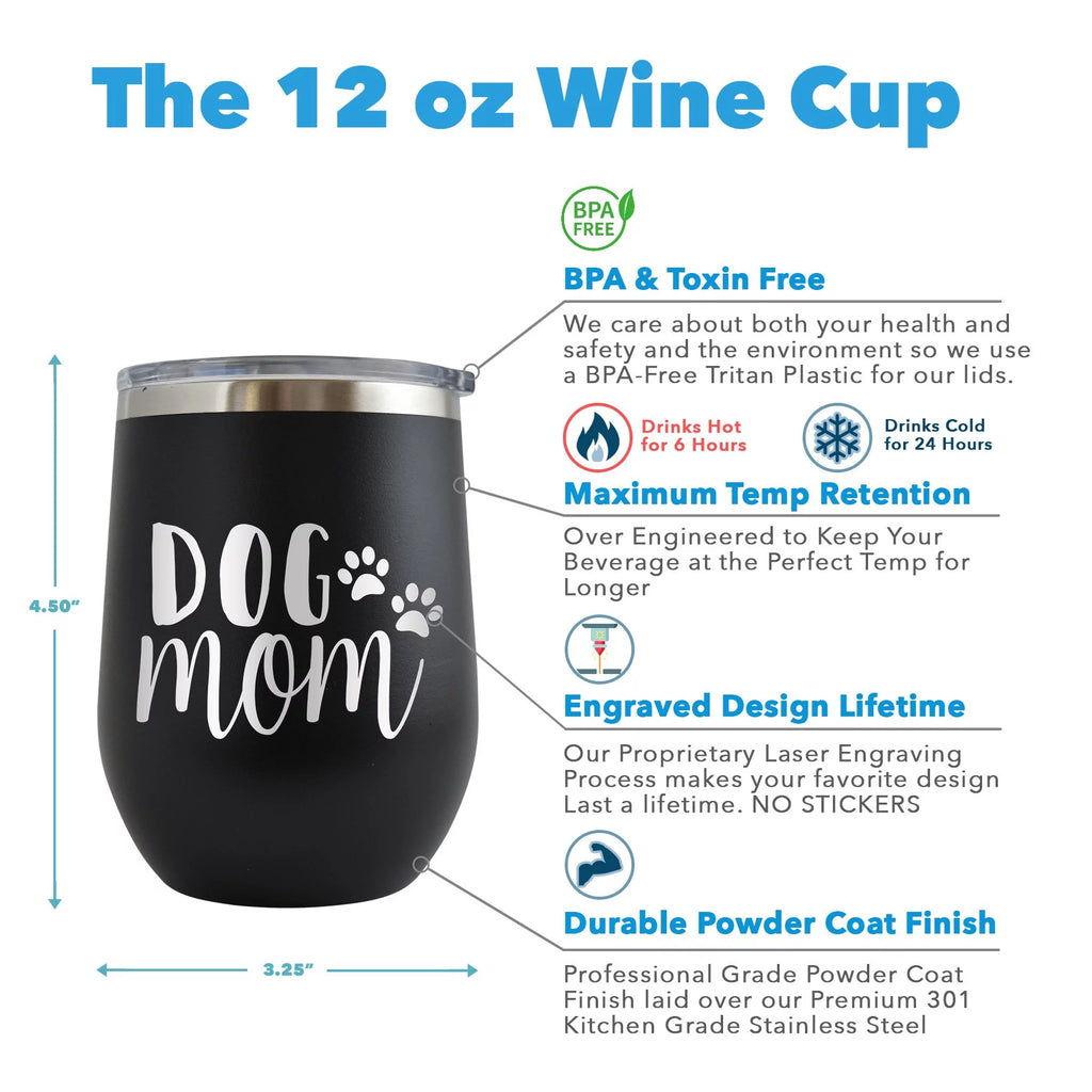 Engraved 12 oz Red Wine Cup O6711