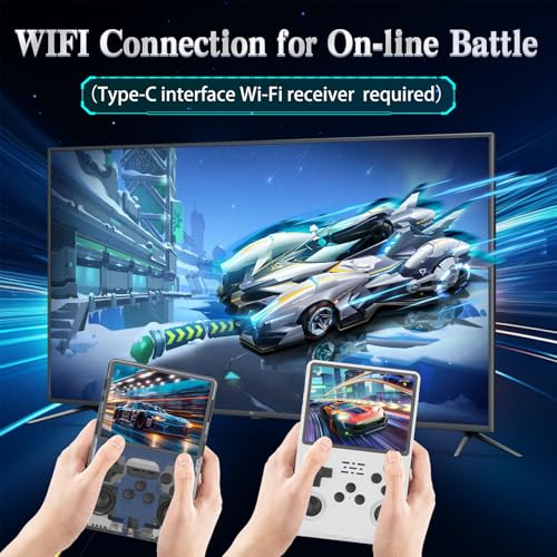Handheld Game Console 30000 HD Games 3.5-Inch IPS Screen 256GB SD Card Y765