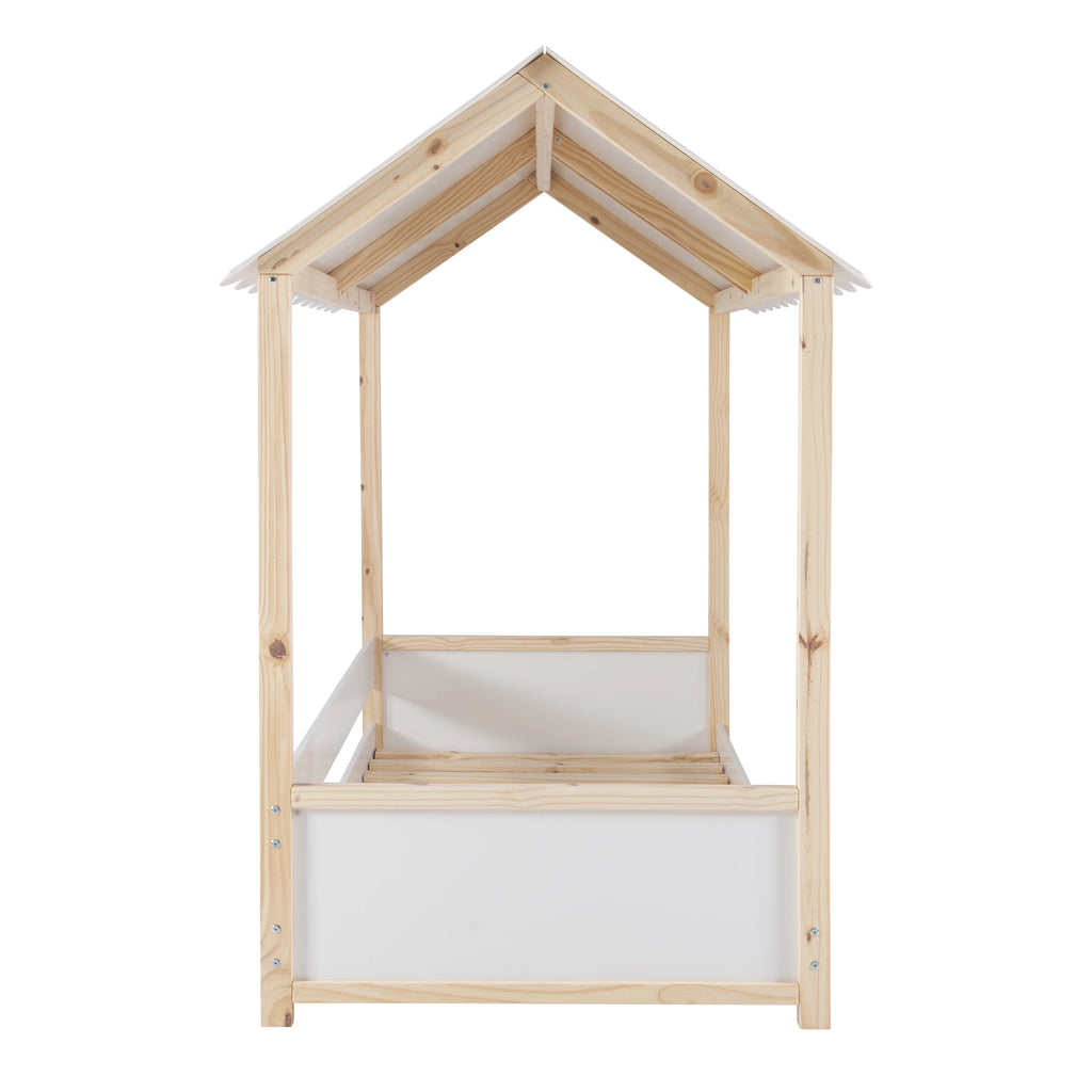 White Twin Kid's Bed U32716