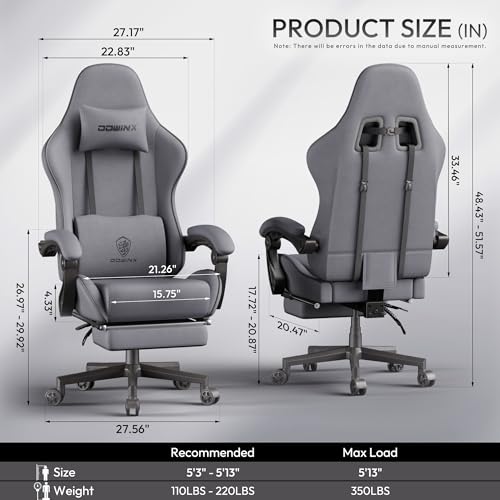 Black Green Fabric Gaming Chair with Footrest N347723