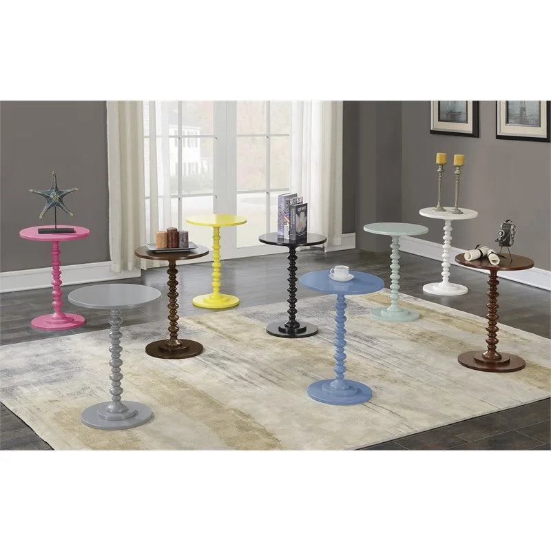 Pink Painted Spindle Table A478
