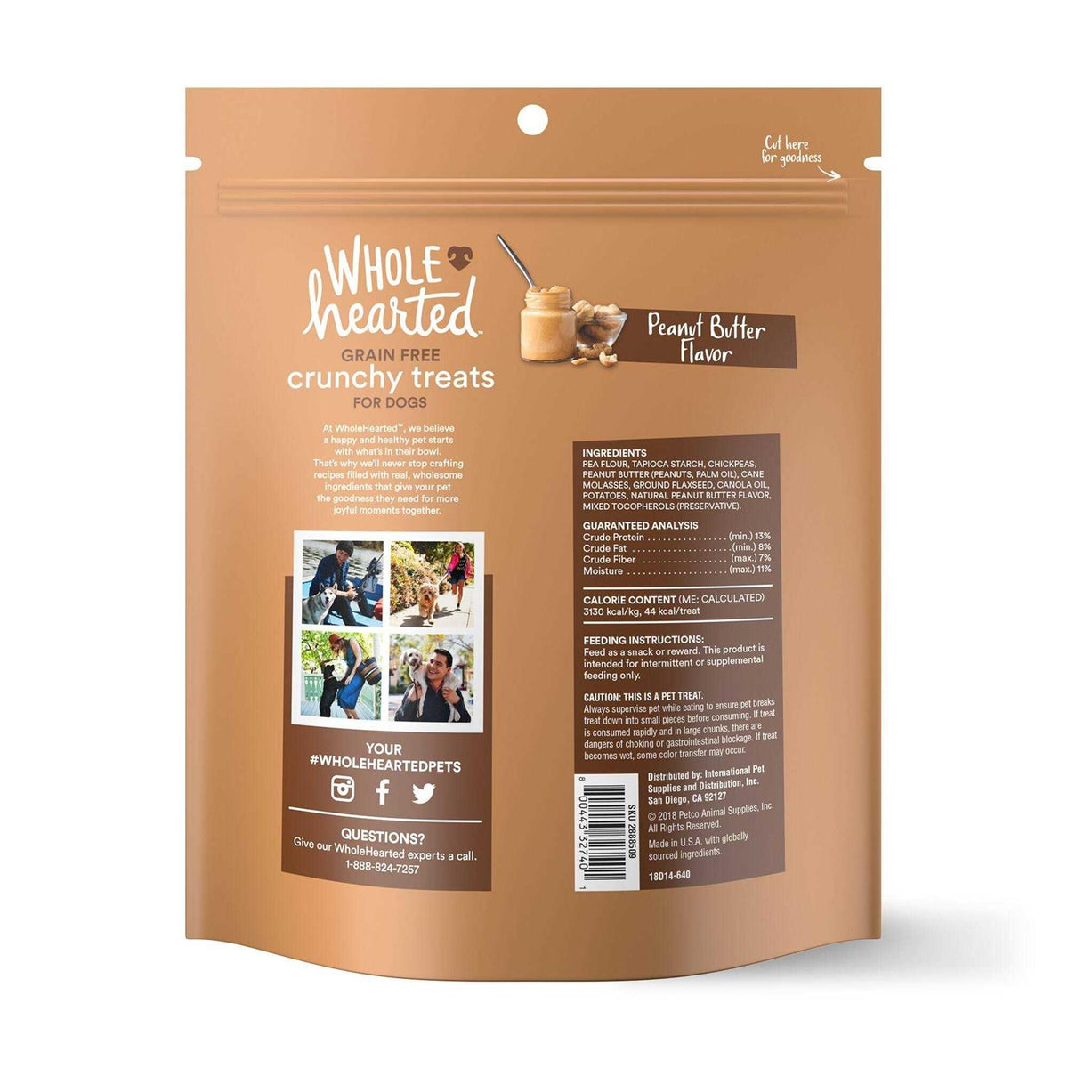 Grain Free Peanut Butter Dog Treats Z899